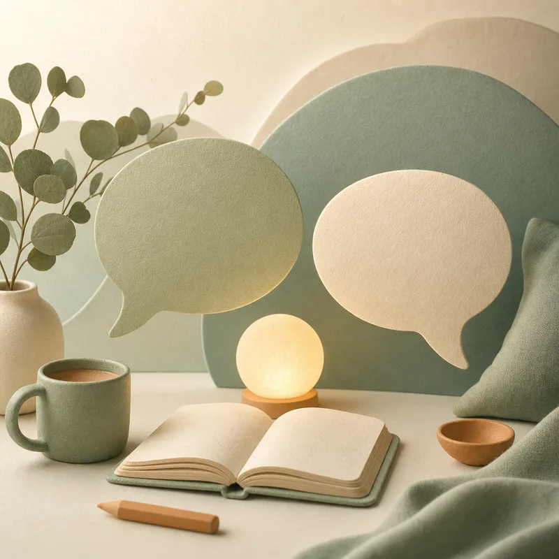 A warm glowing light and an abstract form representing an AI companion